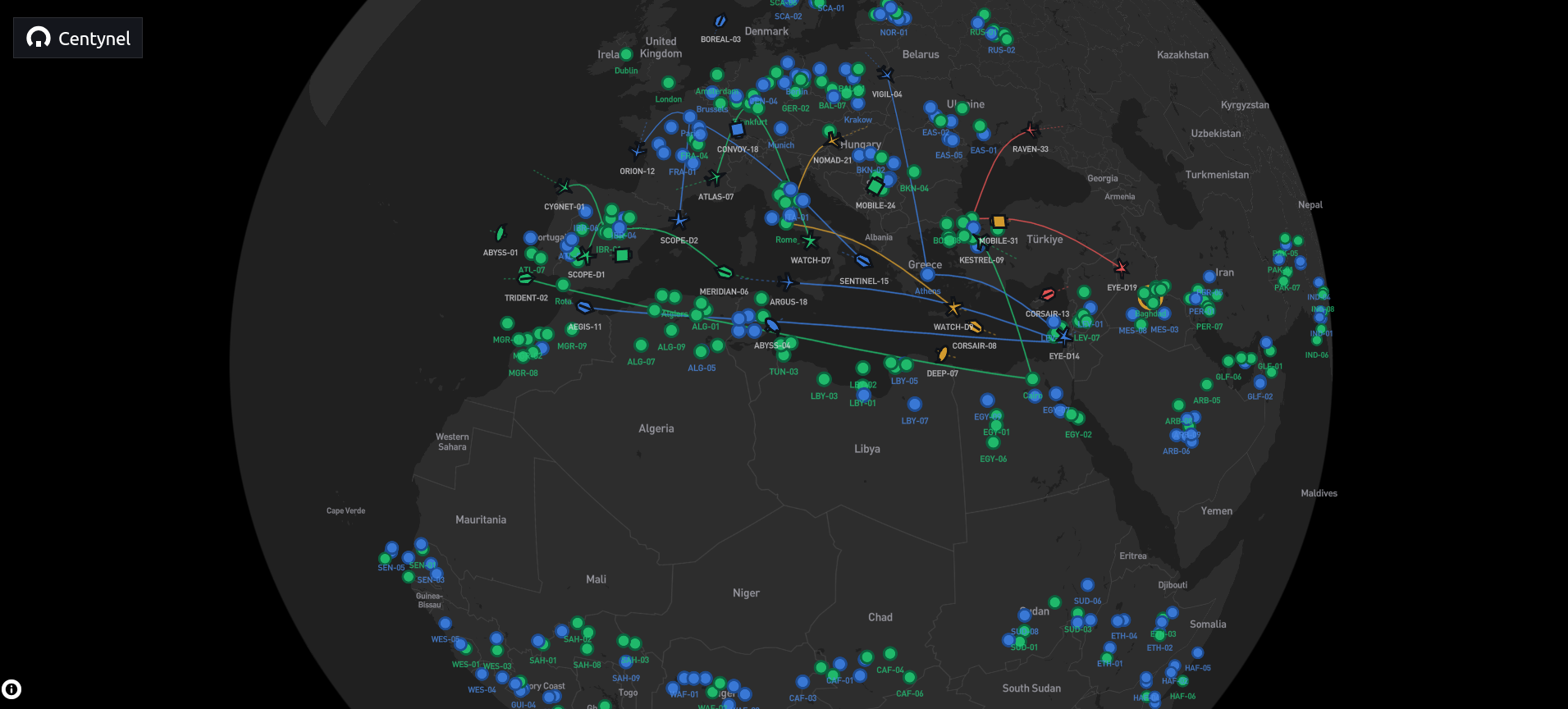 Tactical Defense Maps